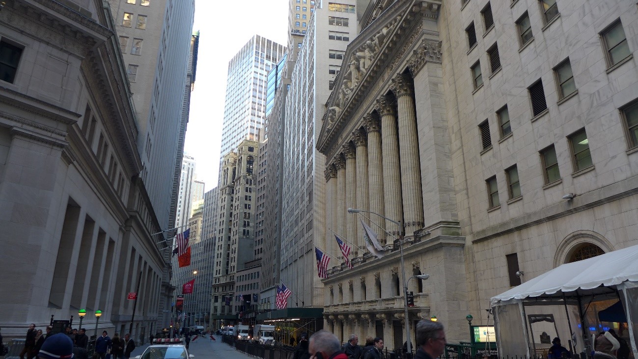 One of the most famous street in the world: The Wall Street